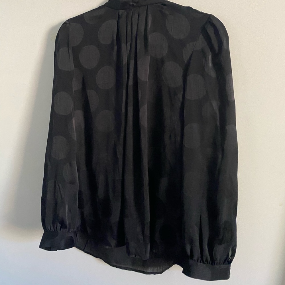Black Polka dot blouse